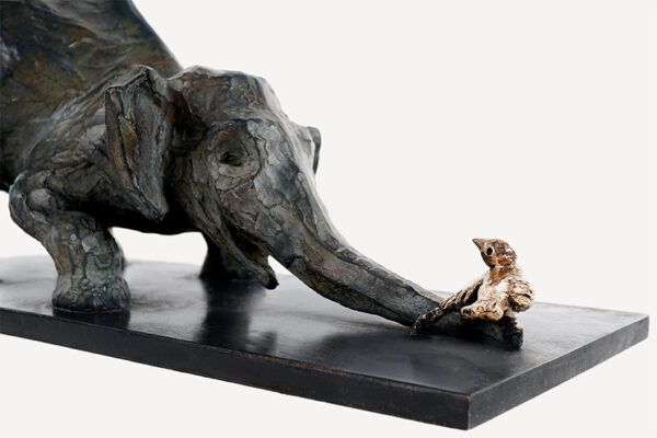 serre-livre éléphant - Sculpture - Sophie Barut